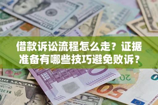 武汉借款诉讼流程怎么走？证据准备有哪些技巧避免败诉？