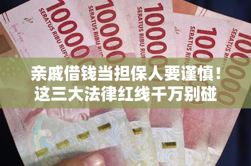 武汉亲戚借钱当担保人要谨慎！这三大法律红线千万别碰