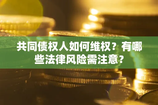 武汉共同债权人如何维权？有哪些法律风险需注意？