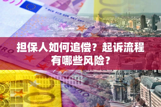 武汉担保人如何追偿？起诉流程有哪些风险？