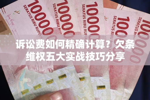 武汉诉讼费如何精确计算？欠条维权五大实战技巧分享