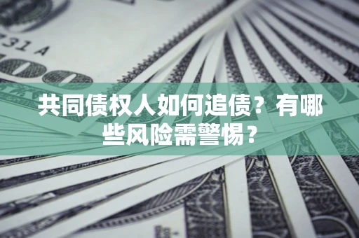 武汉共同债权人如何追债？有哪些风险需警惕？