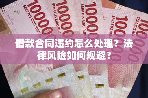 武汉借款合同违约怎么处理？法律风险如何规避？