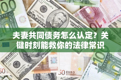 武汉夫妻共同债务怎么认定？关键时刻能救你的法律常识