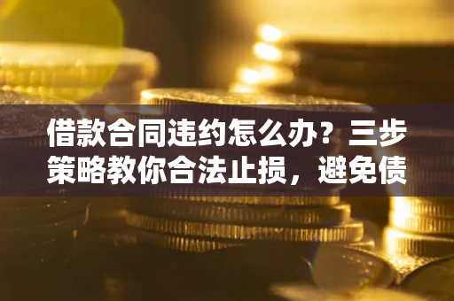 武汉借款合同违约怎么办？三步策略教你合法止损，避免债务危机升级