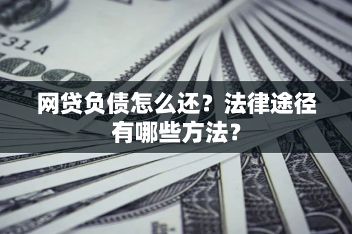武汉网贷负债怎么还？法律途径有哪些方法？