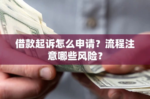 武汉借款起诉怎么申请？流程注意哪些风险？