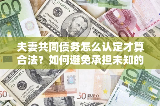 武汉夫妻共同债务怎么认定才算合法？如何避免承担未知的债务风险？