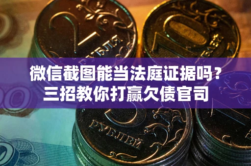 武汉微信截图能当法庭证据吗？三招教你打赢欠债官司